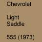 Preview: Chevrolet, Light Saddle, 555 (1973).